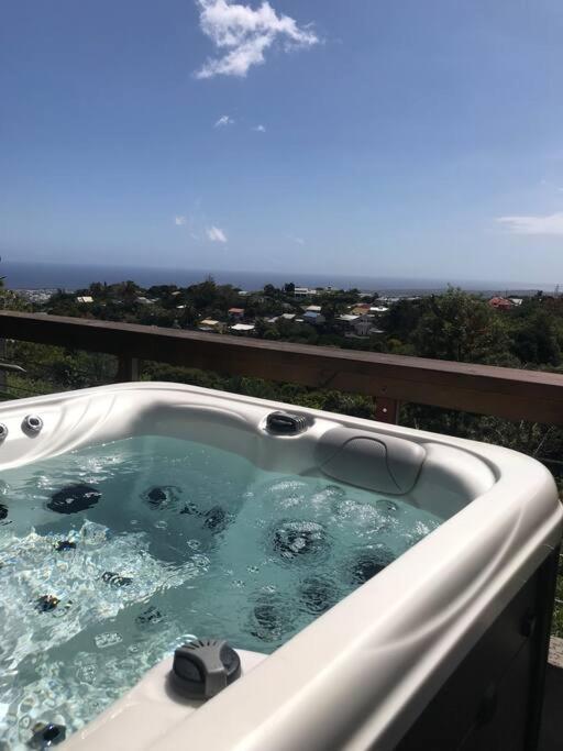 Cocooning Tropic Studio Avec Jacuzzi Privatif Saint-Louis Kültér fotó