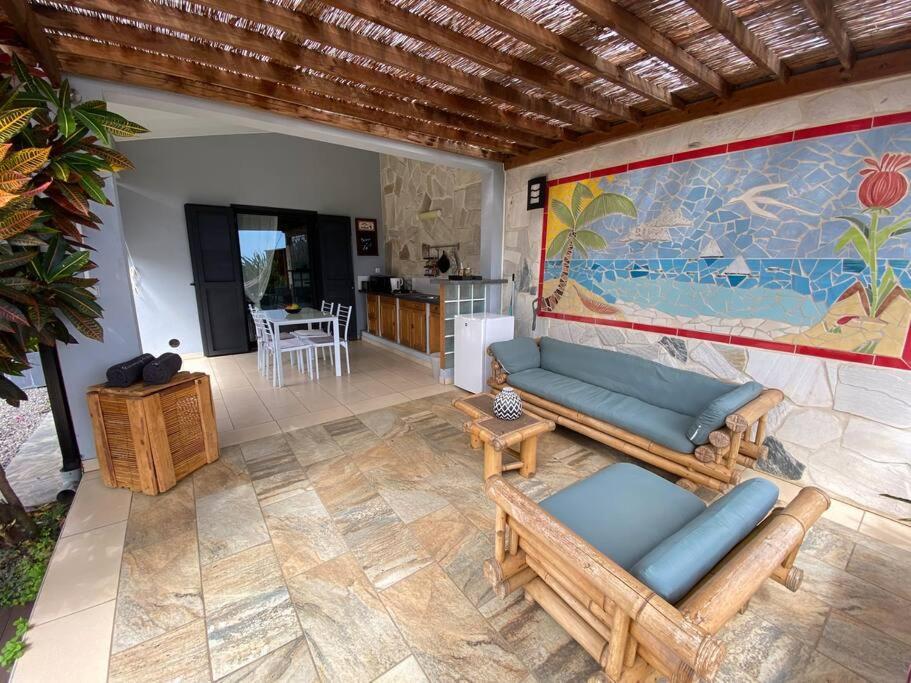 Cocooning Tropic Studio Avec Jacuzzi Privatif Saint-Louis Kültér fotó